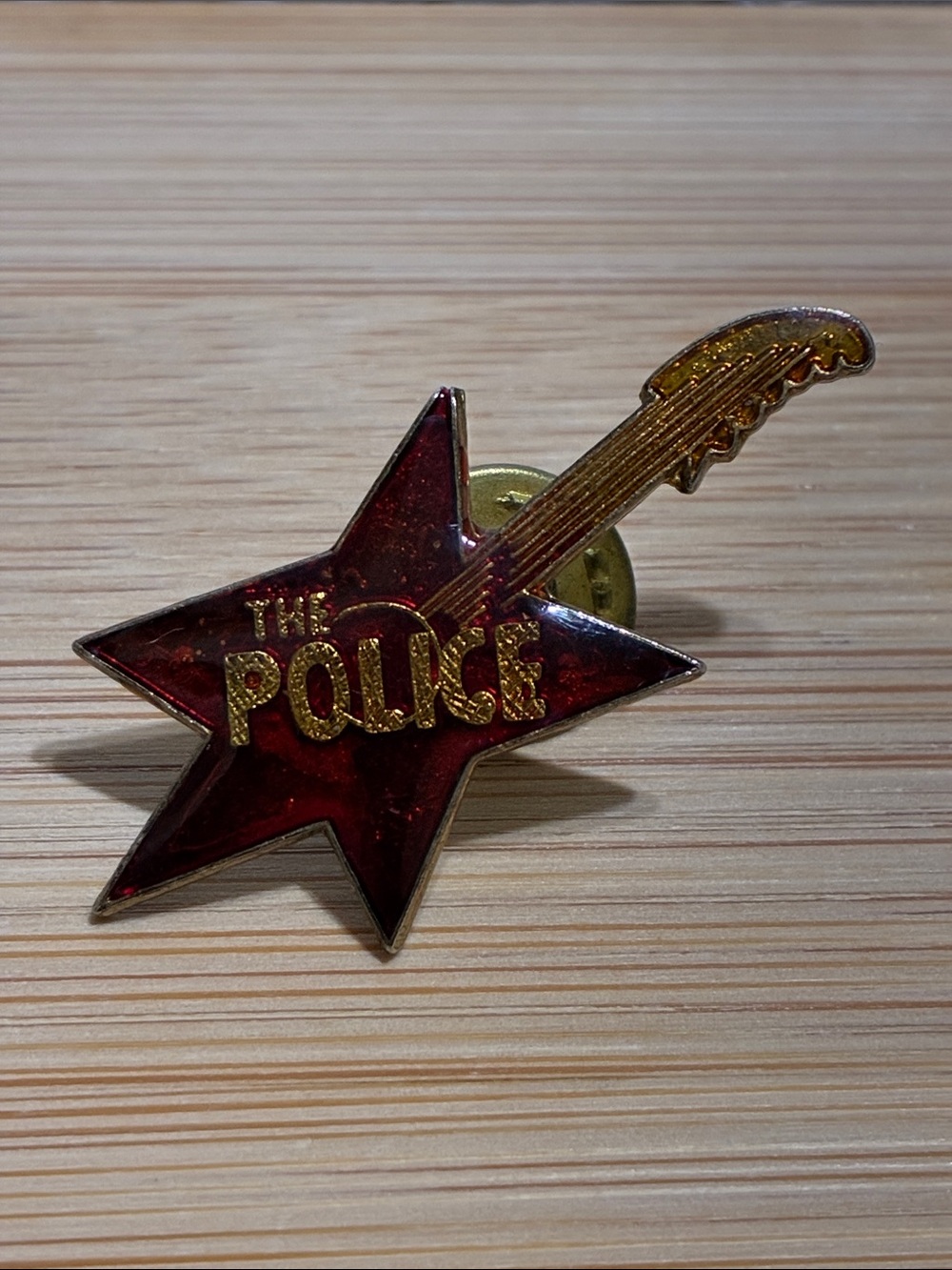 Vintage The Police Enamel Hat Pin 🎸